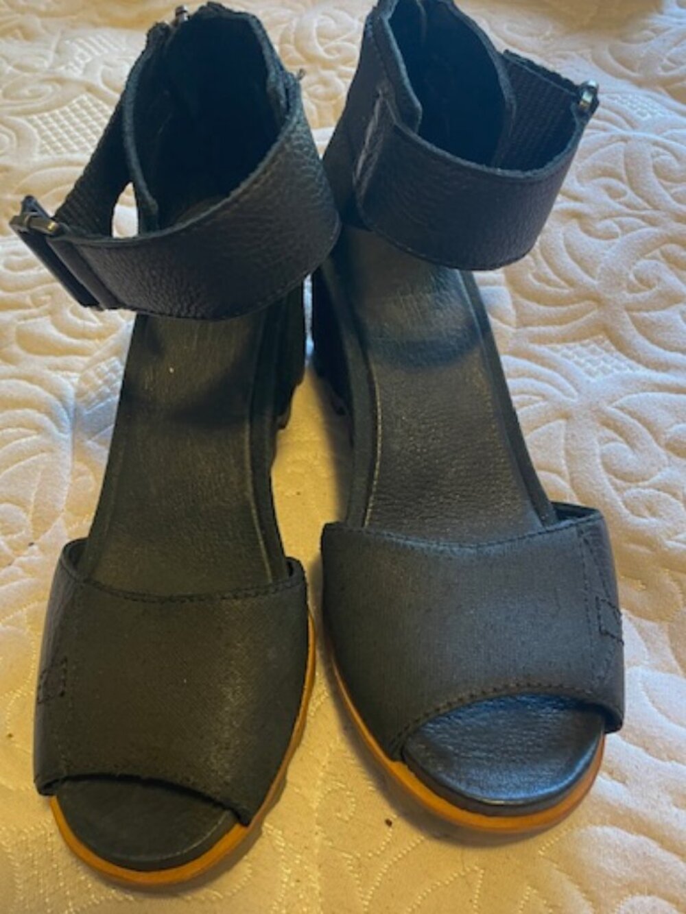 Sorel Women's Black Sandals  Size 7 1⁄2